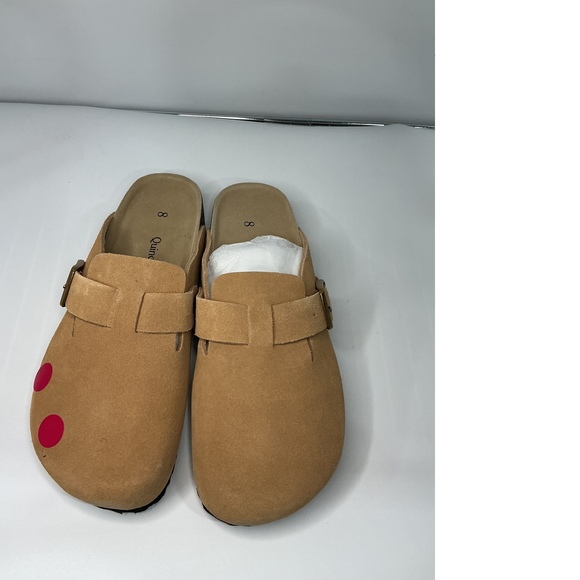 Quince Shoes - Water Repellent Suede Clog Mule
